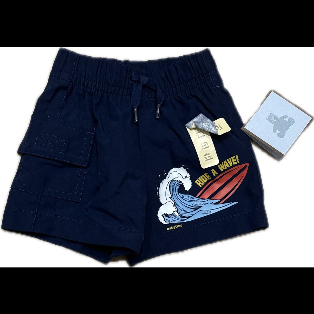 NWT Baby Gap Swim Trunks 0-3 month